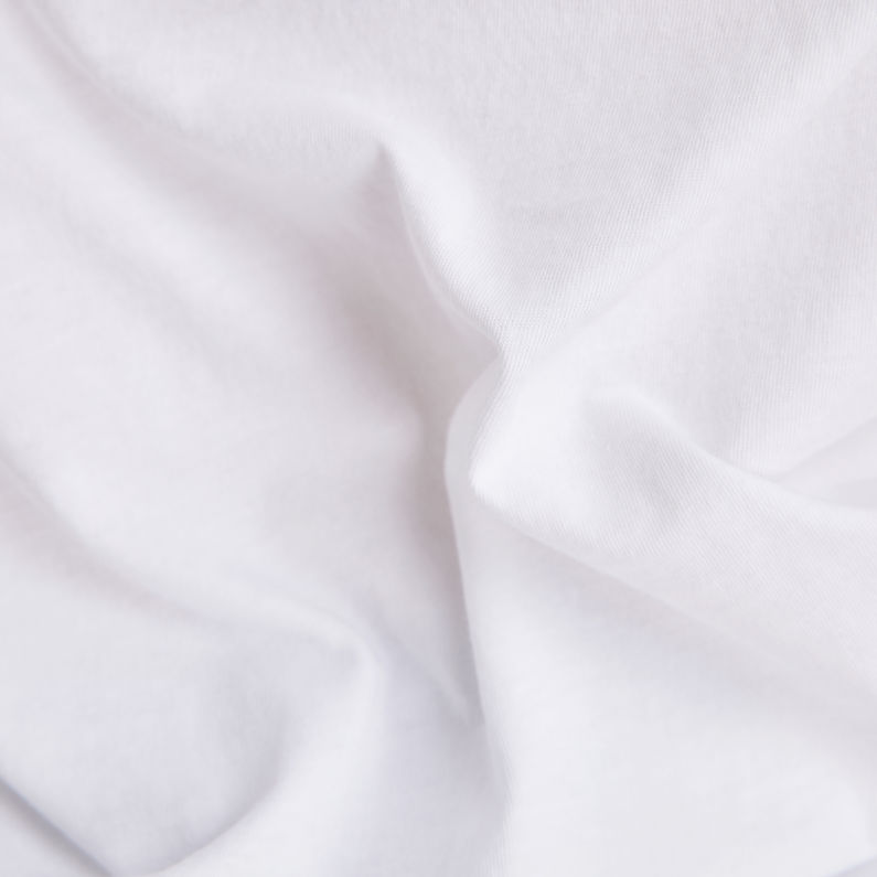 G-Star RAW® Hard Core Denim T-Shirt Weiß