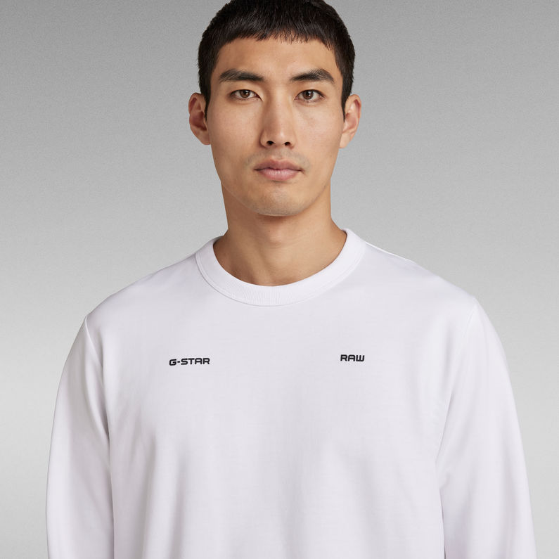 G-Star RAW® Lightweigt Sweatshirt Weiß