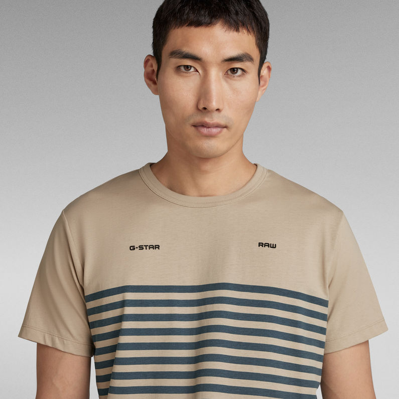 G-STAR® Placed Stripe Graphic T-Shirt Multi color