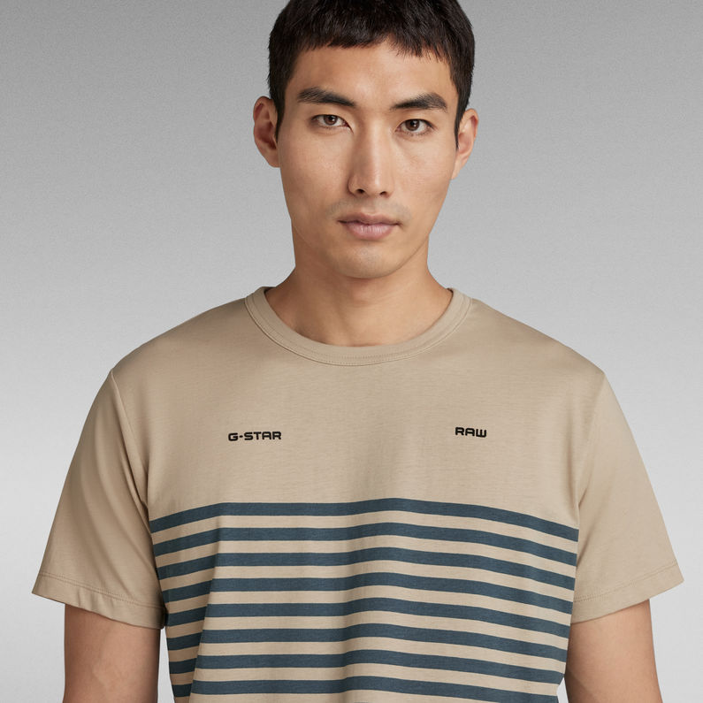 G-Star RAW® Placed Stripe Graphic T-Shirt Multi color
