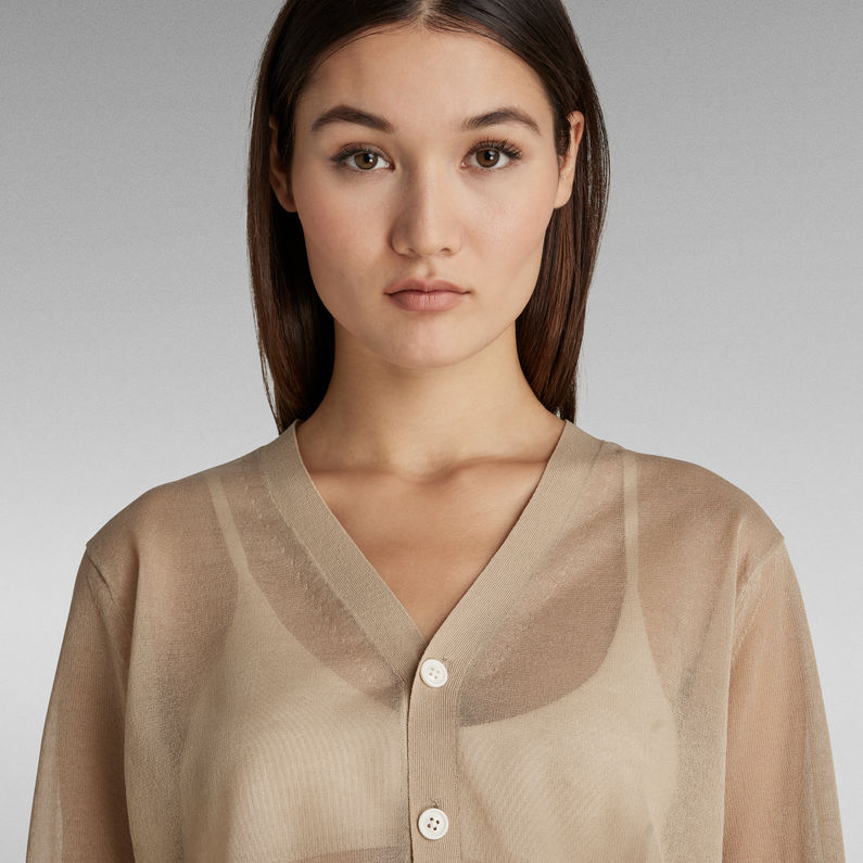 G-STAR® Core Cardigan Knit Beige