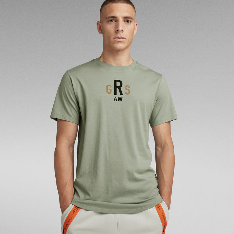 G-Star RAW® T-Shirt Lash Back Graphic Lichtblauw