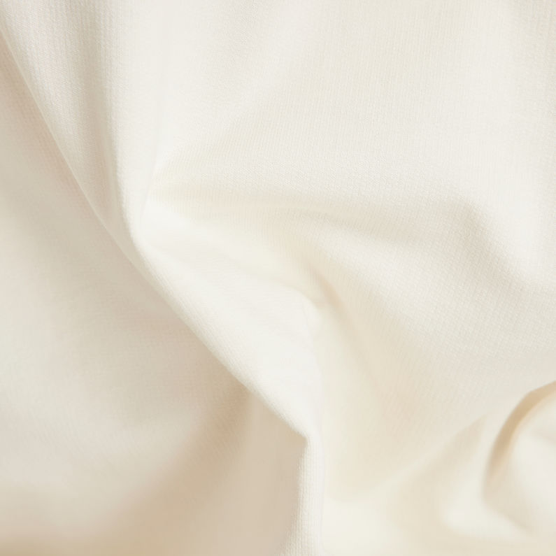 G-STAR® Hard Core Denim Loose Hooded Sweater White