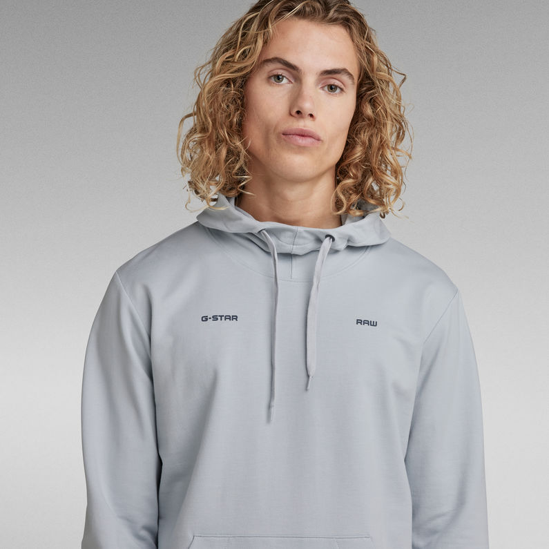 G-Star RAW® Lightweigt Hooded Sweater Pocket Grijs