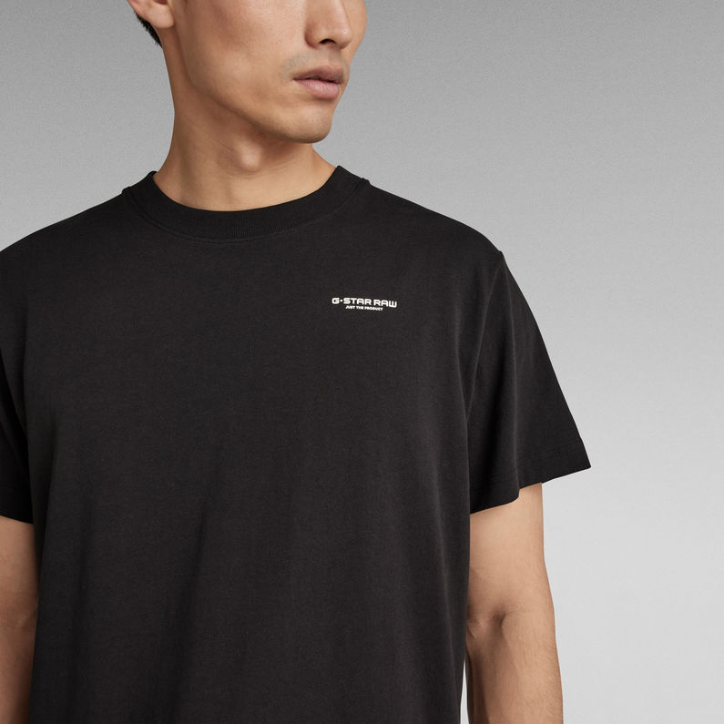 G-Star RAW® Camiseta Tape Loose Negro