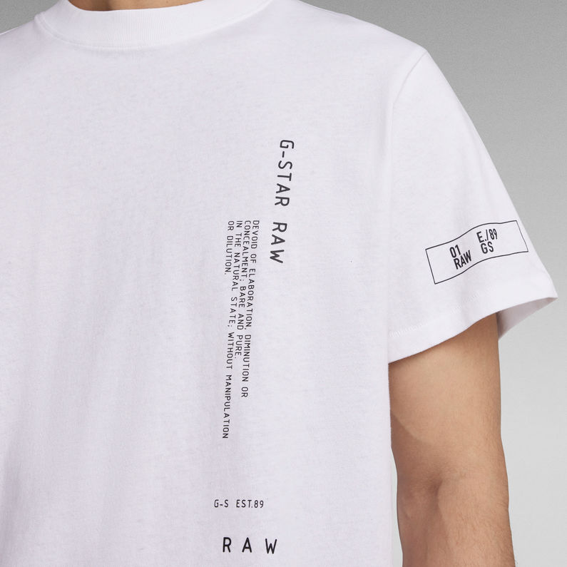 G-STAR® Multi Graphic Loose T-Shirt ホワイト