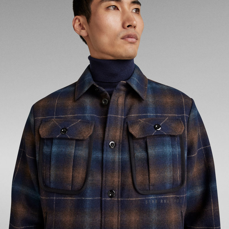 G-Star RAW® Stand Collar Overshirt Multi color