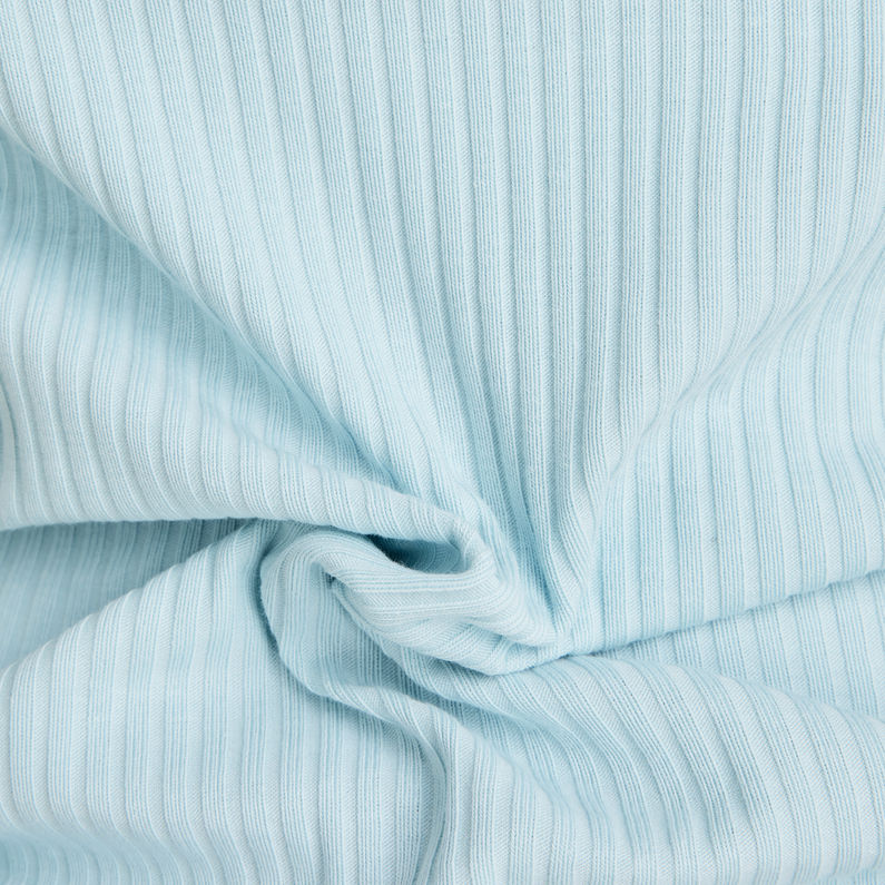 G-STAR® Débardeur Slim Rib Bleu clair