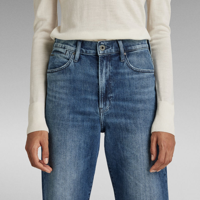 G-STAR® Deck Ultra High Wide Leg Jeans Midden blauw