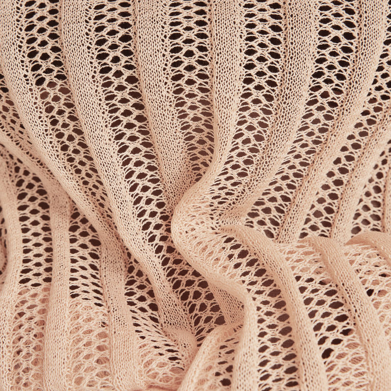 G-STAR® Top Pointelle Knitted Rosa