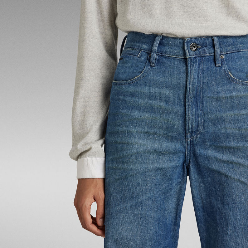 G-STAR® Deck Ultra High Wide Leg Jeans Mittelblau