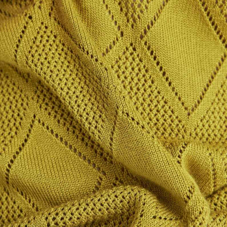 G-STAR® Pointelle Knitted Pullover Grün