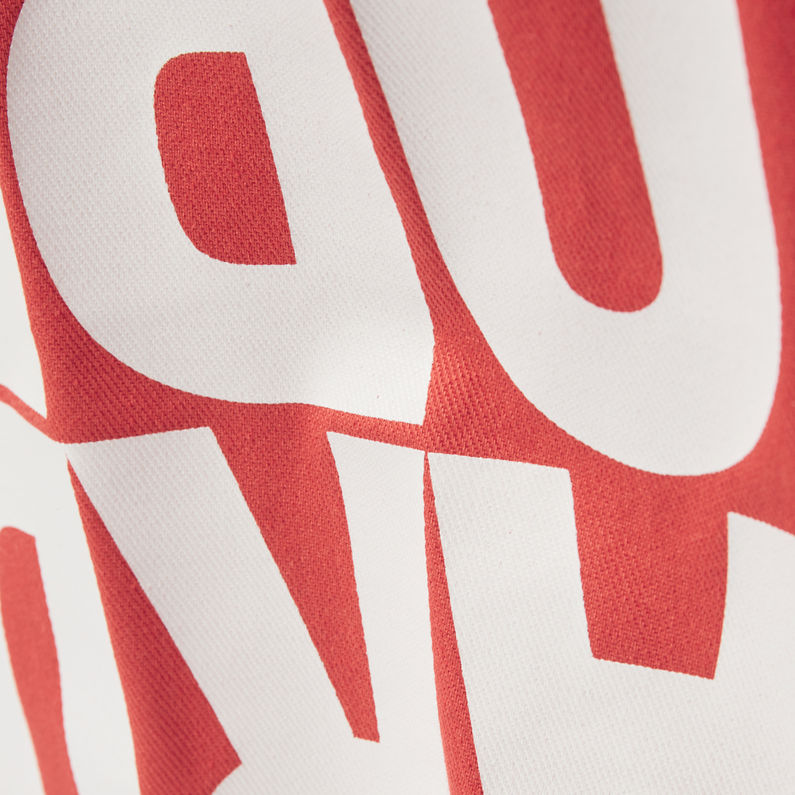 G-STAR® Canvas Shopper Artwork Rot