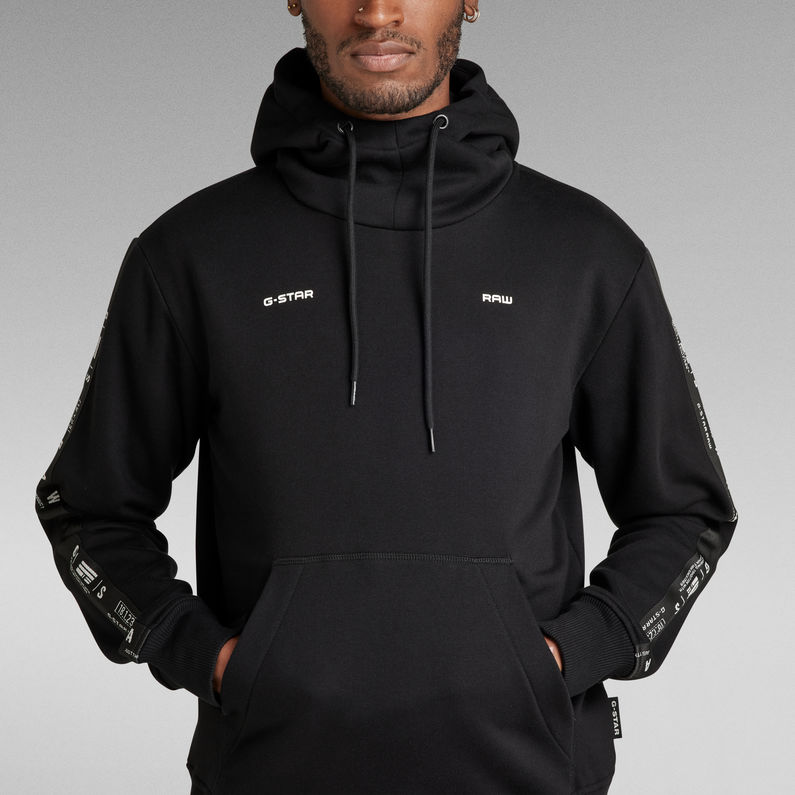 G-STAR® Sport Stripe Hooded Sweater Black