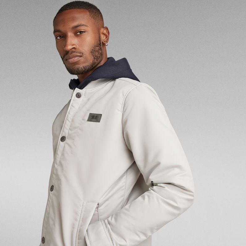 G-Star RAW® 10 Degrees Padded Overshirt Lichtblauw