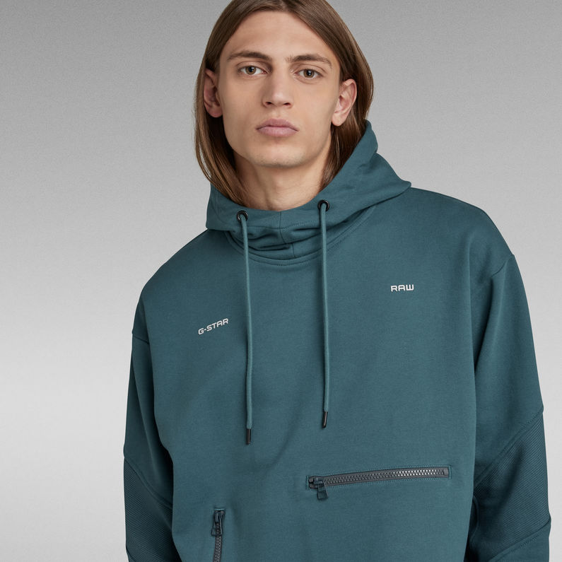 G-Star RAW® Sweat à capuche Moto Bleu moyen