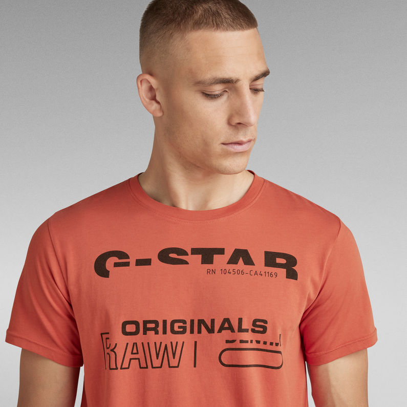 G-STAR® Camiseta Originals Rojo