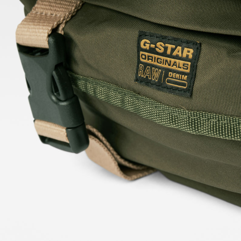 G-Star RAW® E Detachable Pocket Backpack Green inside view