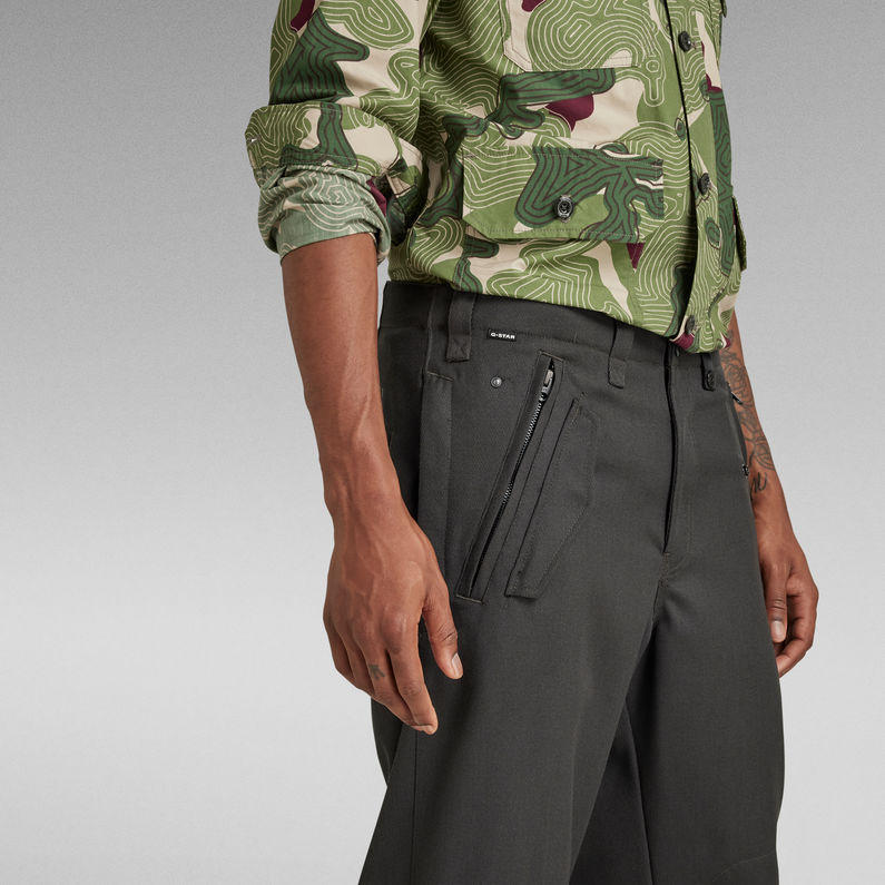 G-STAR® E Wool Zippy Trainer Chino Grey