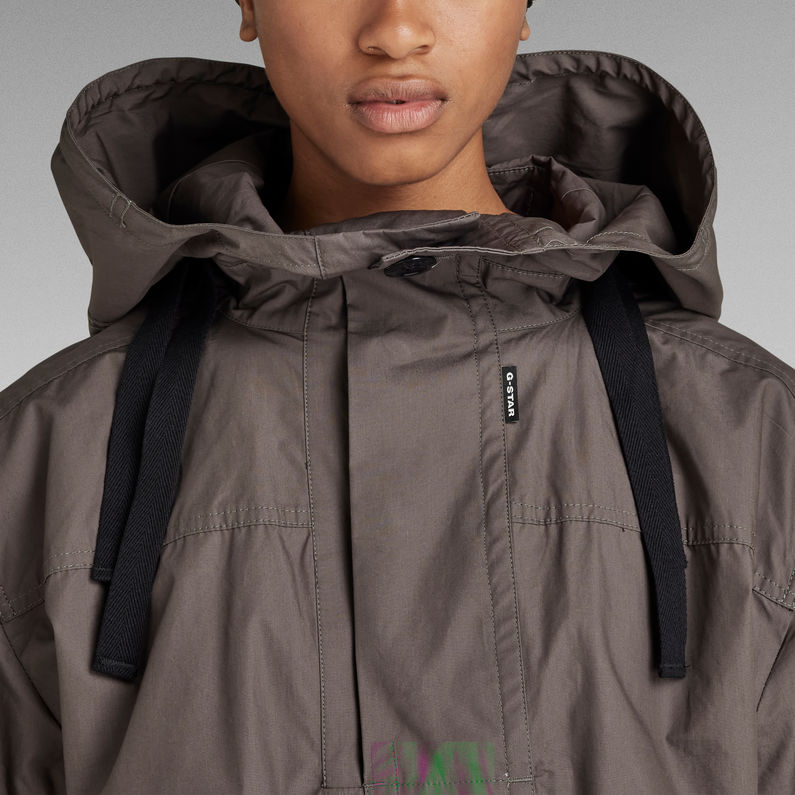 G-STAR® Anorak Kleid Grau