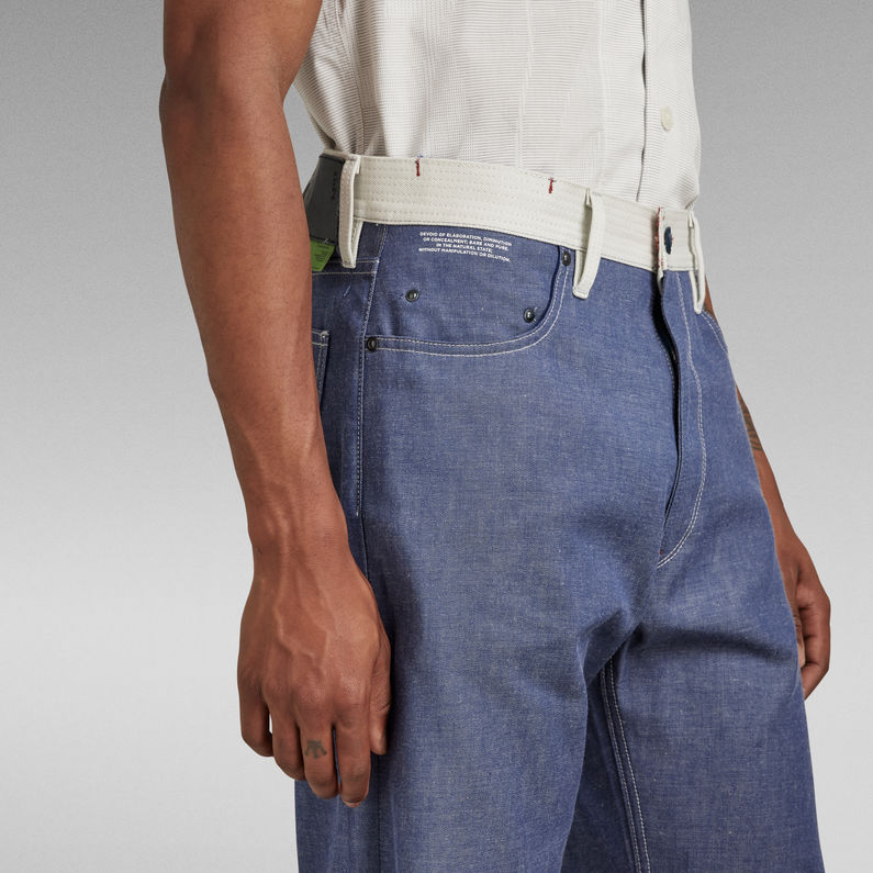 G-STAR® E Type 49 Relaxed Straight Selvedge Jeans ミディアムブルー