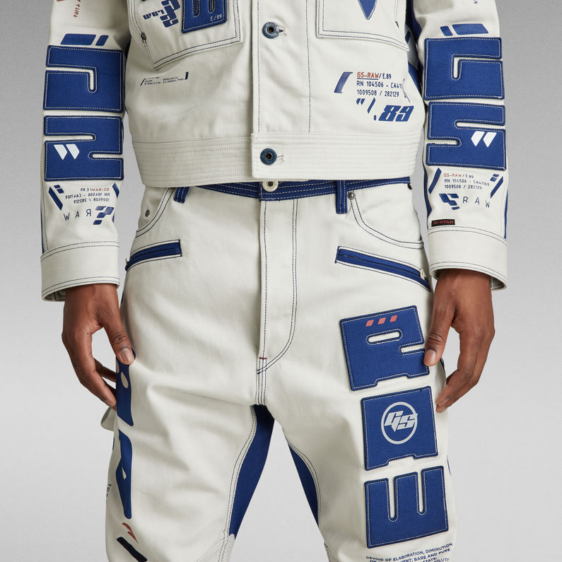 G-STAR® E Eggrip Artwork 3D Relaxed Jeans ダークブルー