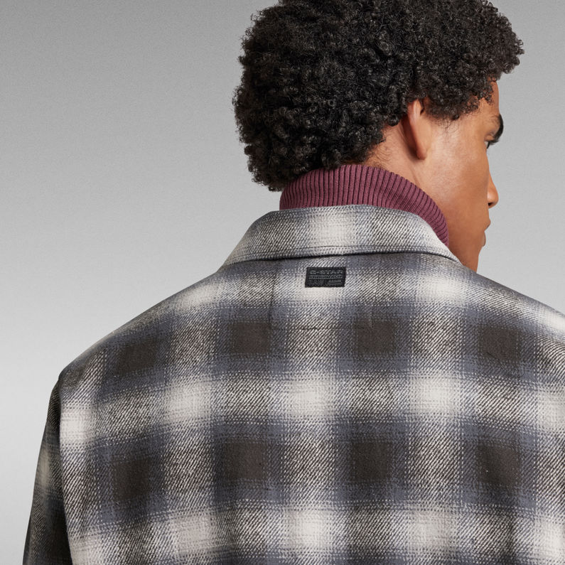 G-Star RAW® Unisex Check Zip Reg Overshirt Multi color