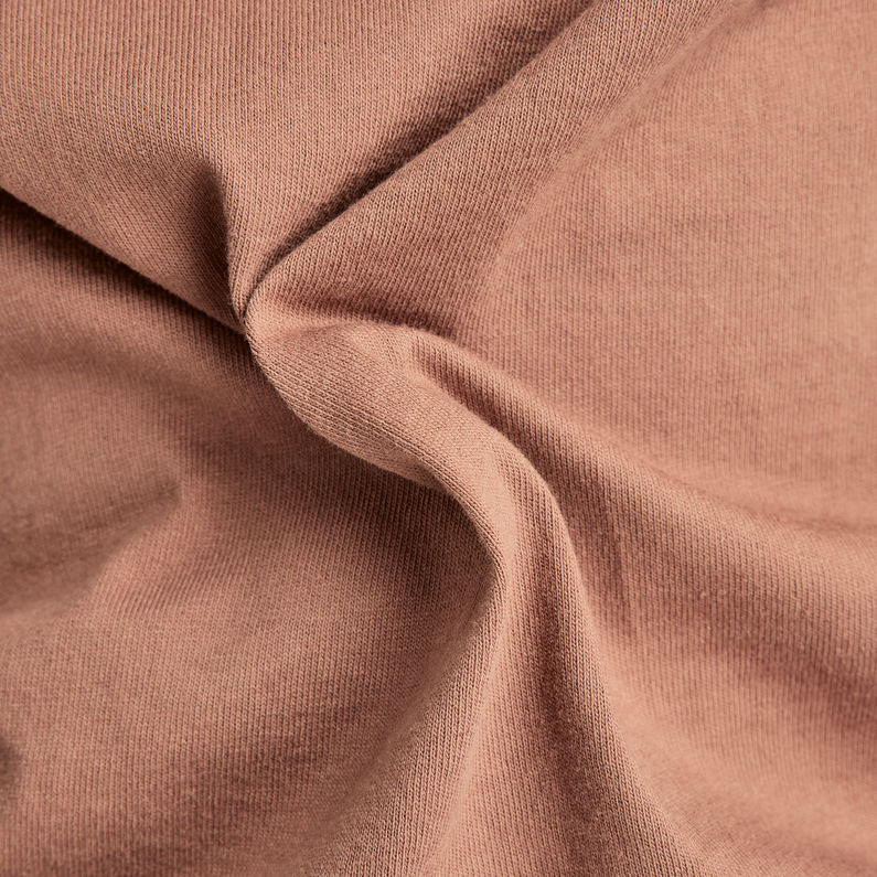 G-STAR® Unisex Badge Logo + T-Shirt Brown