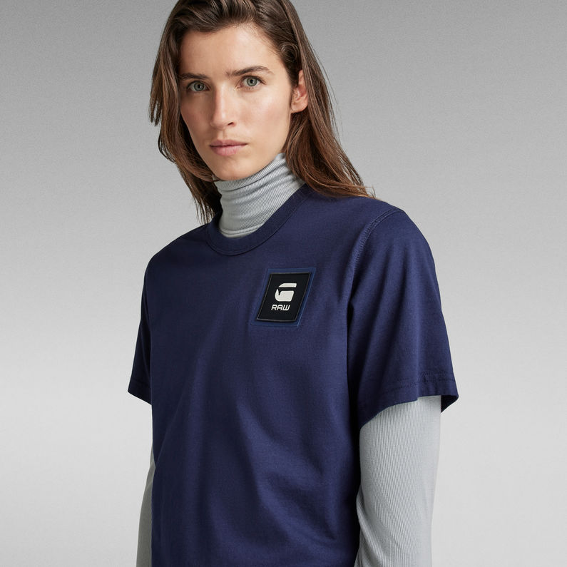 G-Star RAW® Badge Logo+ T-Shirt Medium blue