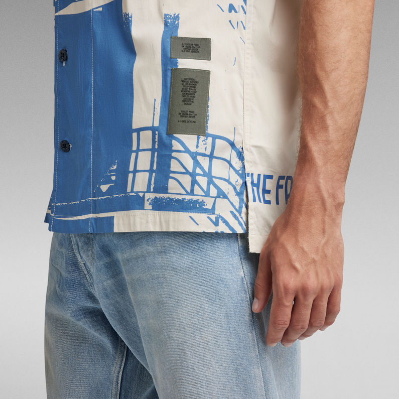 G-Star RAW® Hawaii Commando Hemd Beige