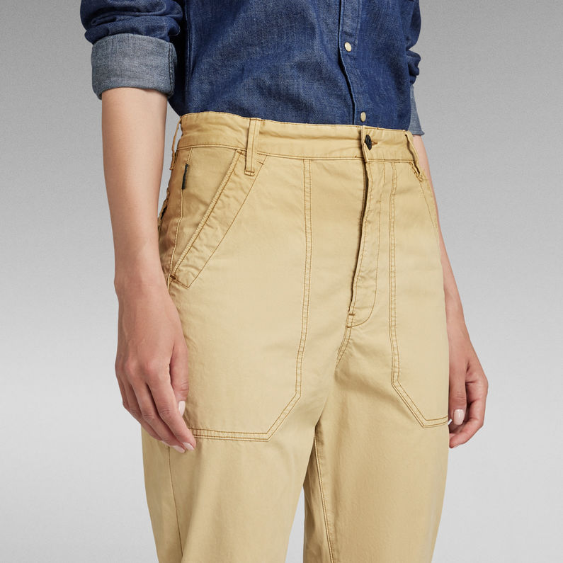 G-Star RAW® 3D Fatigue Boyfriend Hose Beige