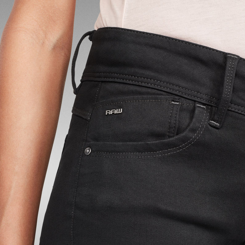 G-Star RAW® Lynn Mid Super Skinny Jeans Schwarz