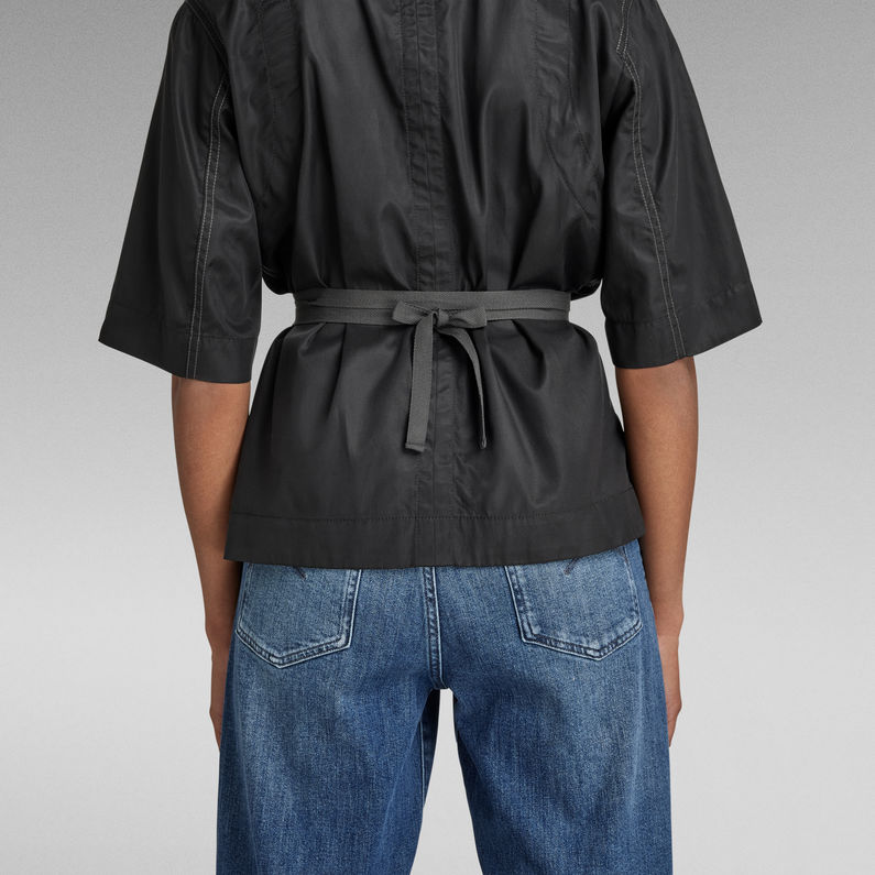 G-Star RAW® E Wrap Top Schwarz