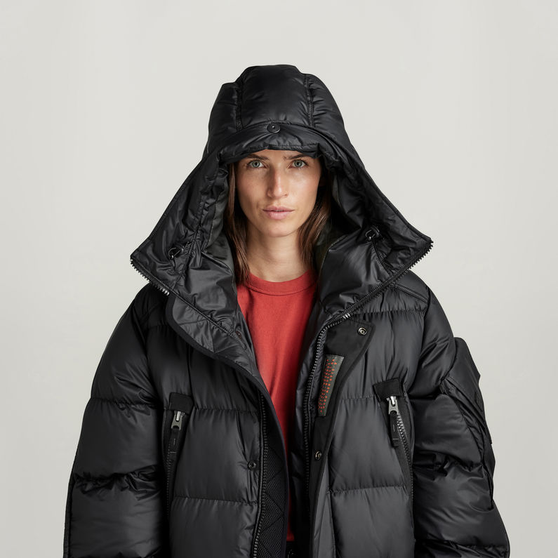 mens extra long puffer coat