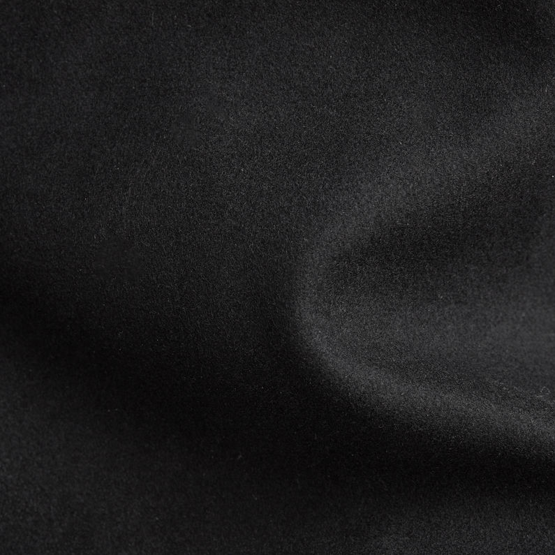 G-Star RAW® Lange wollen jas Zwart