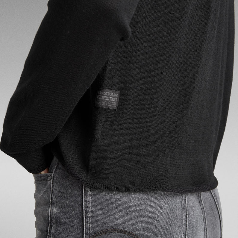 G-STAR® Turtle Knitted Pullover Schwarz