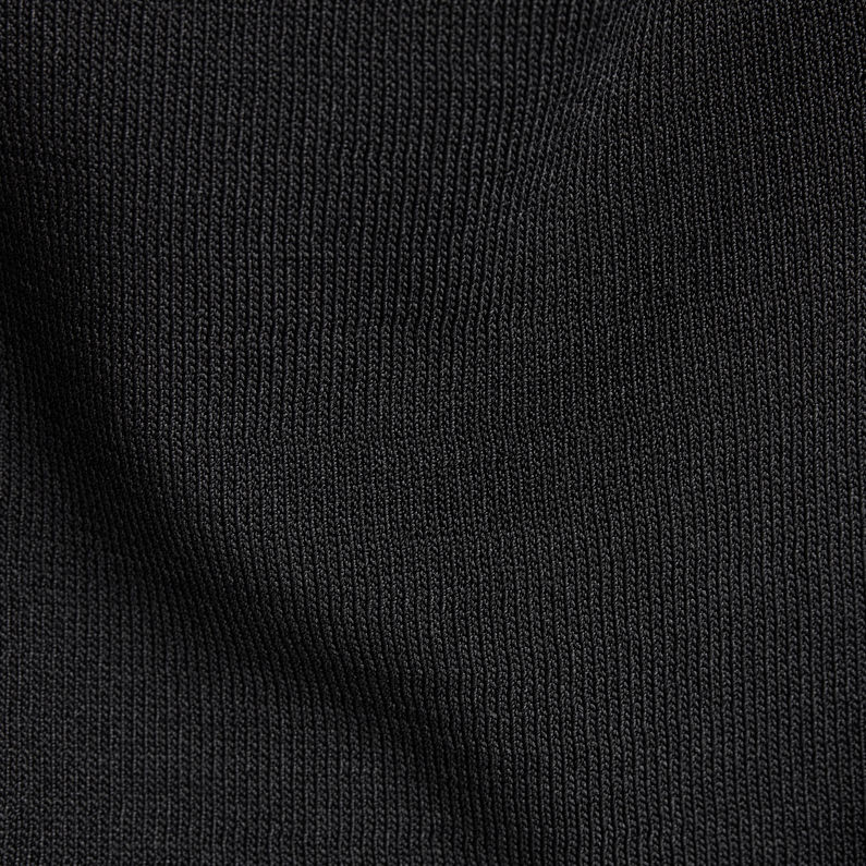 G-Star RAW® Nauwsluitende gebreide trui met korte col Zwart