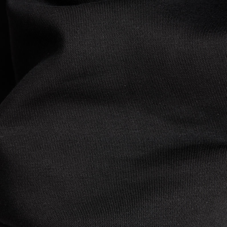 G-STAR® Back Text Jurk Capuchon Zwart