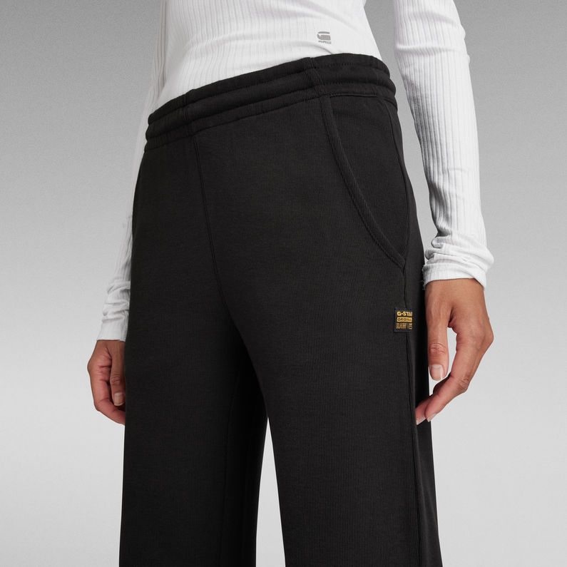 G-Star RAW® Adjustable Wide Leg Sweat Pants Black