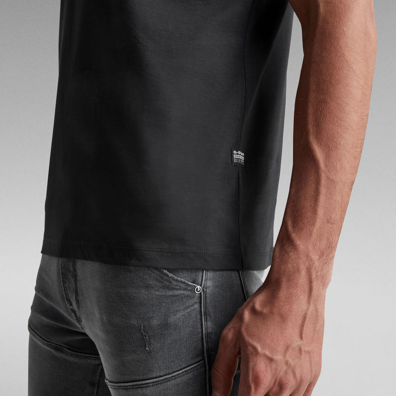 G-STAR® RAW. Double Layer T-Shirt Schwarz