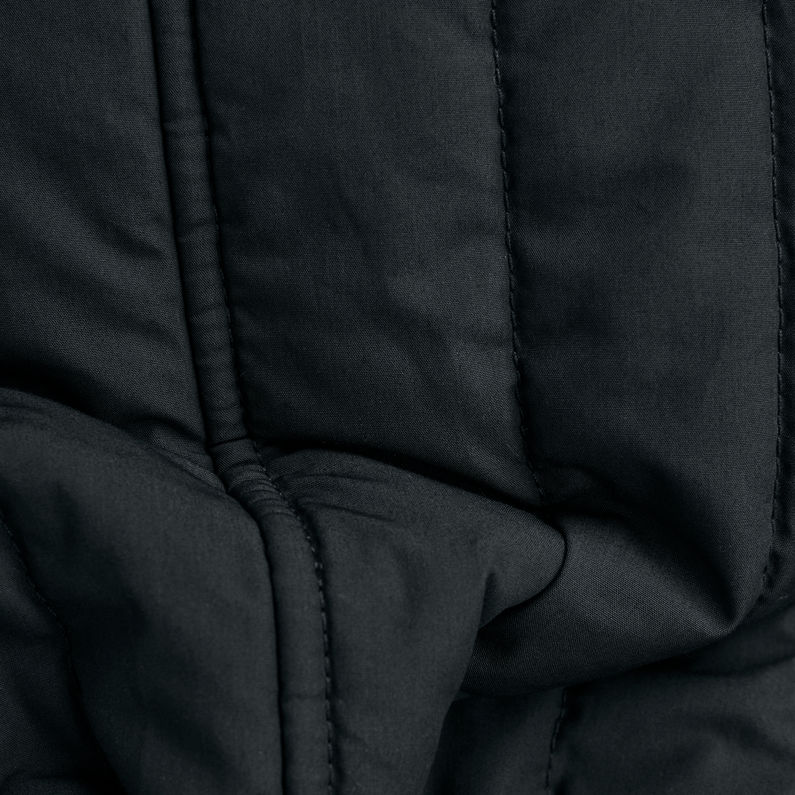 G-Star RAW® Long Puffer Vertical Quilted Jacket Grey