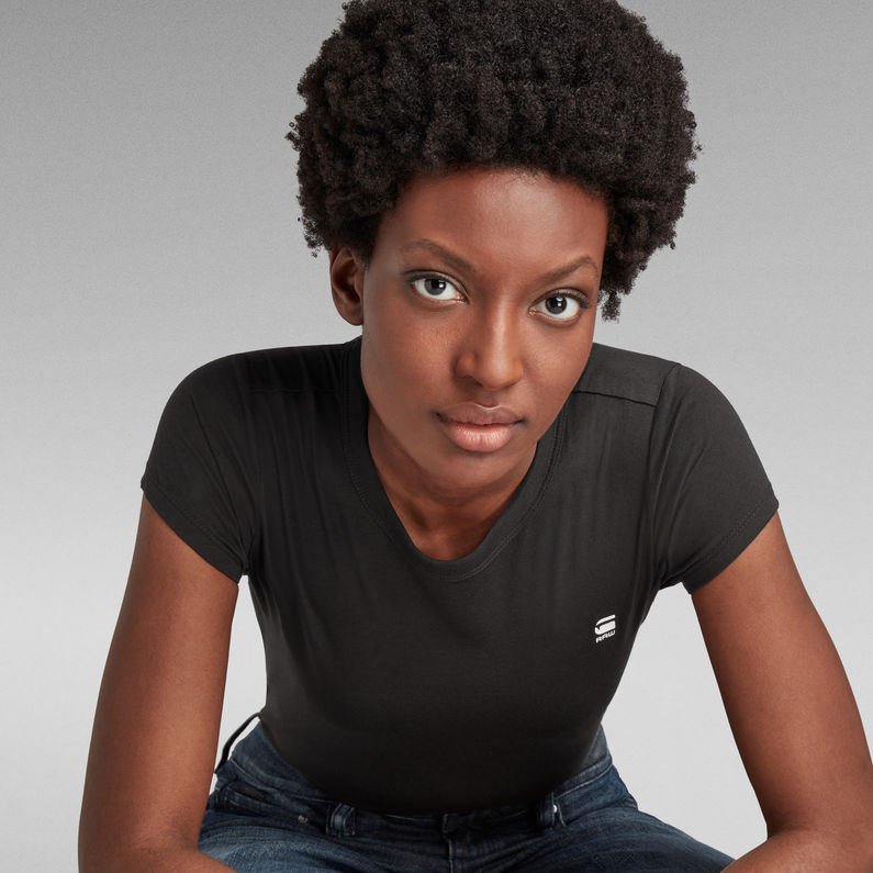 G-STAR® T-Shirt Eyben Slim Noir