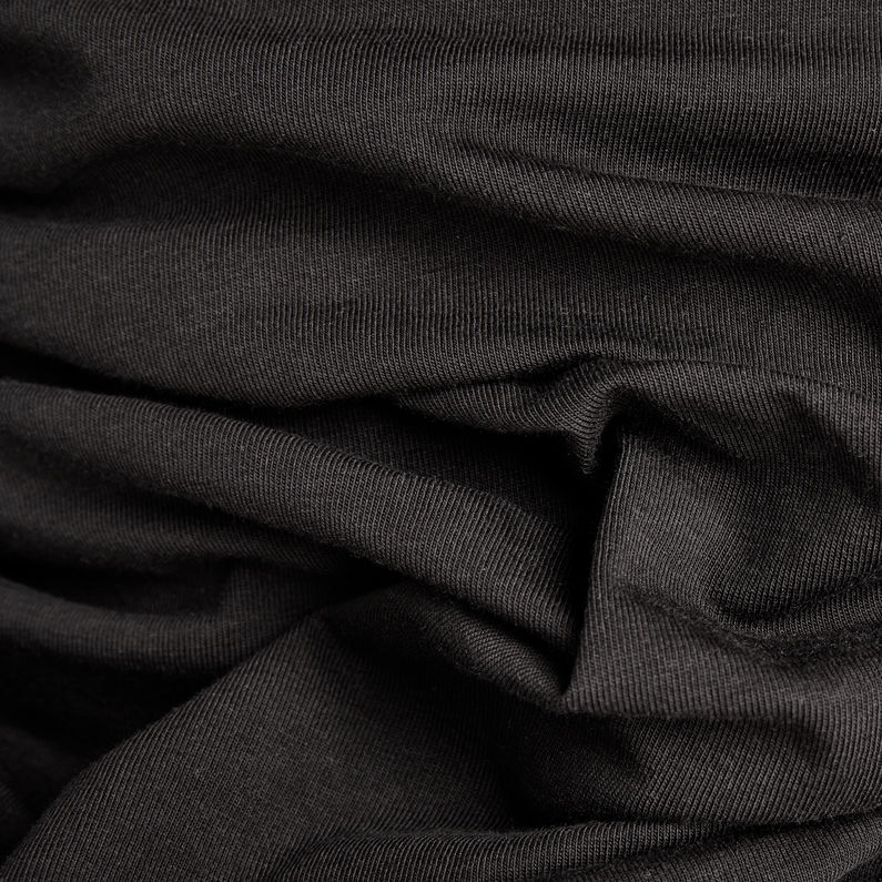 G-Star RAW® Camiseta Base Round Neck Long Sleeve Negro