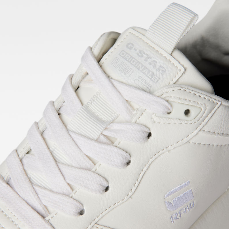 G-STAR® Baskets Theq Run Basic Blanc detail