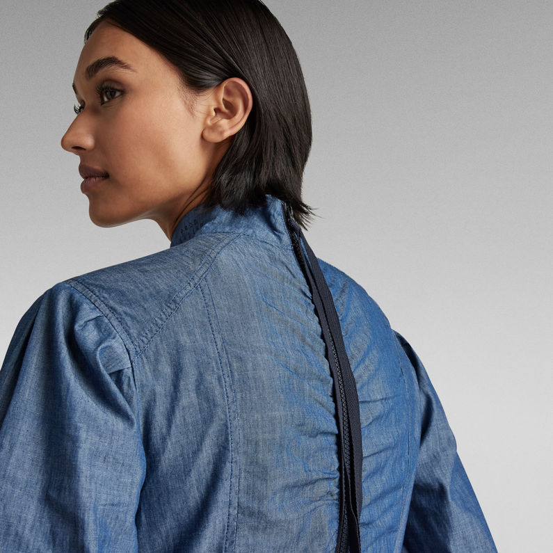 G-STAR® Fishtail Kleid Dunkelblau