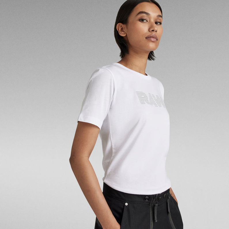 G-STAR® Anglaise Graphic Slim T-Shirt White