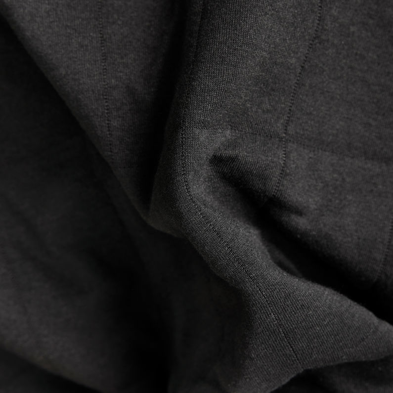 G-STAR® Ruimvallende korte hoodie Zwart