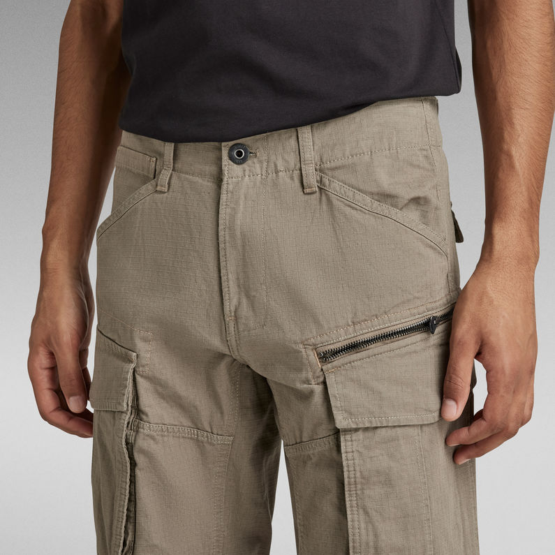 G-Star RAW® Pantalon Rovic Zip 3D Straight Tapered Brun