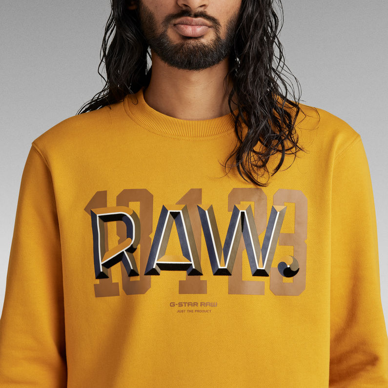 G-Star RAW® Raw Dot Sweater Geel
