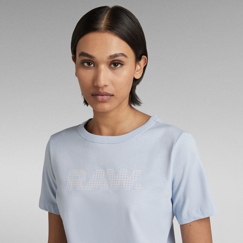 G-Star RAW® Anglaise Graphic Slim Top Light blue
